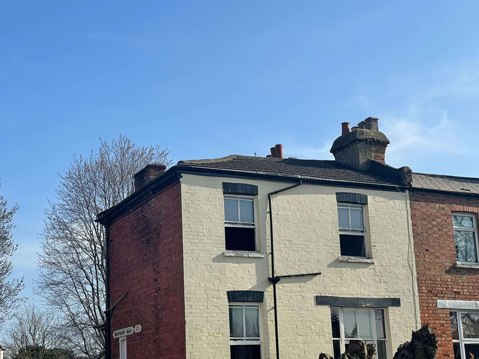 Before: the house from the side