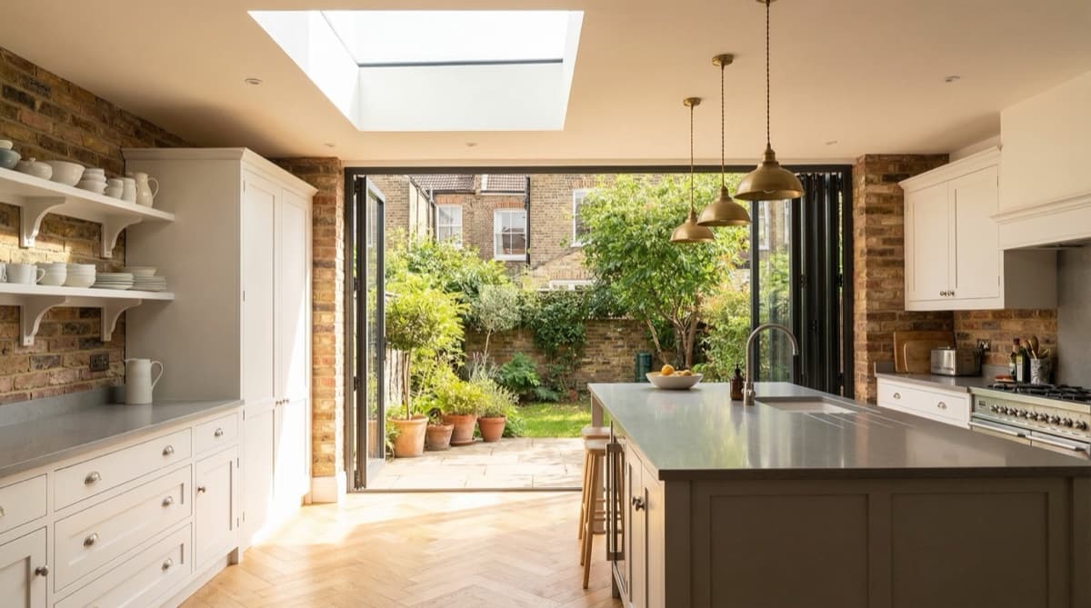 Kitchen Extensions in London: Ideas, Costs & Planning Guide 2026 — North London Builders