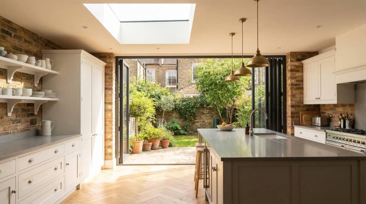 Kitchen Extensions in London: Ideas, Costs & Planning Guide 2026 — North London Builders