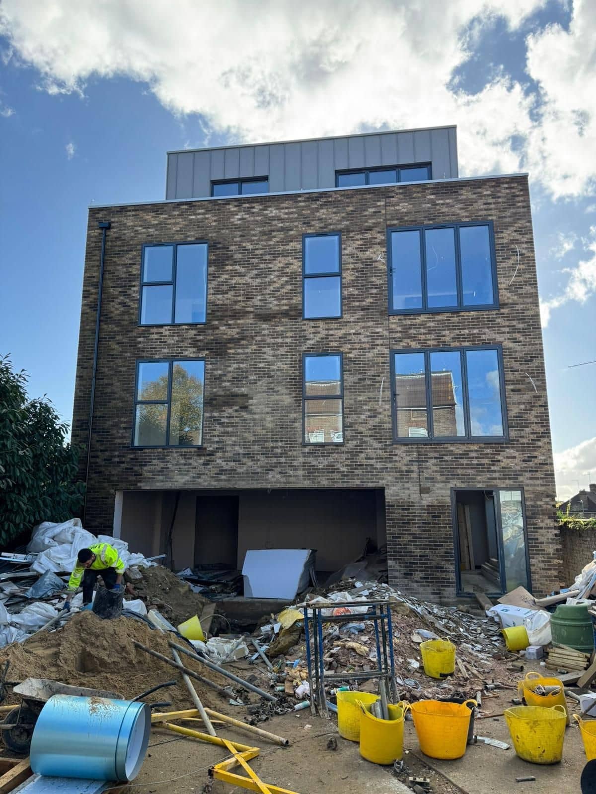 The new block in Mill Hill, built from the ground up