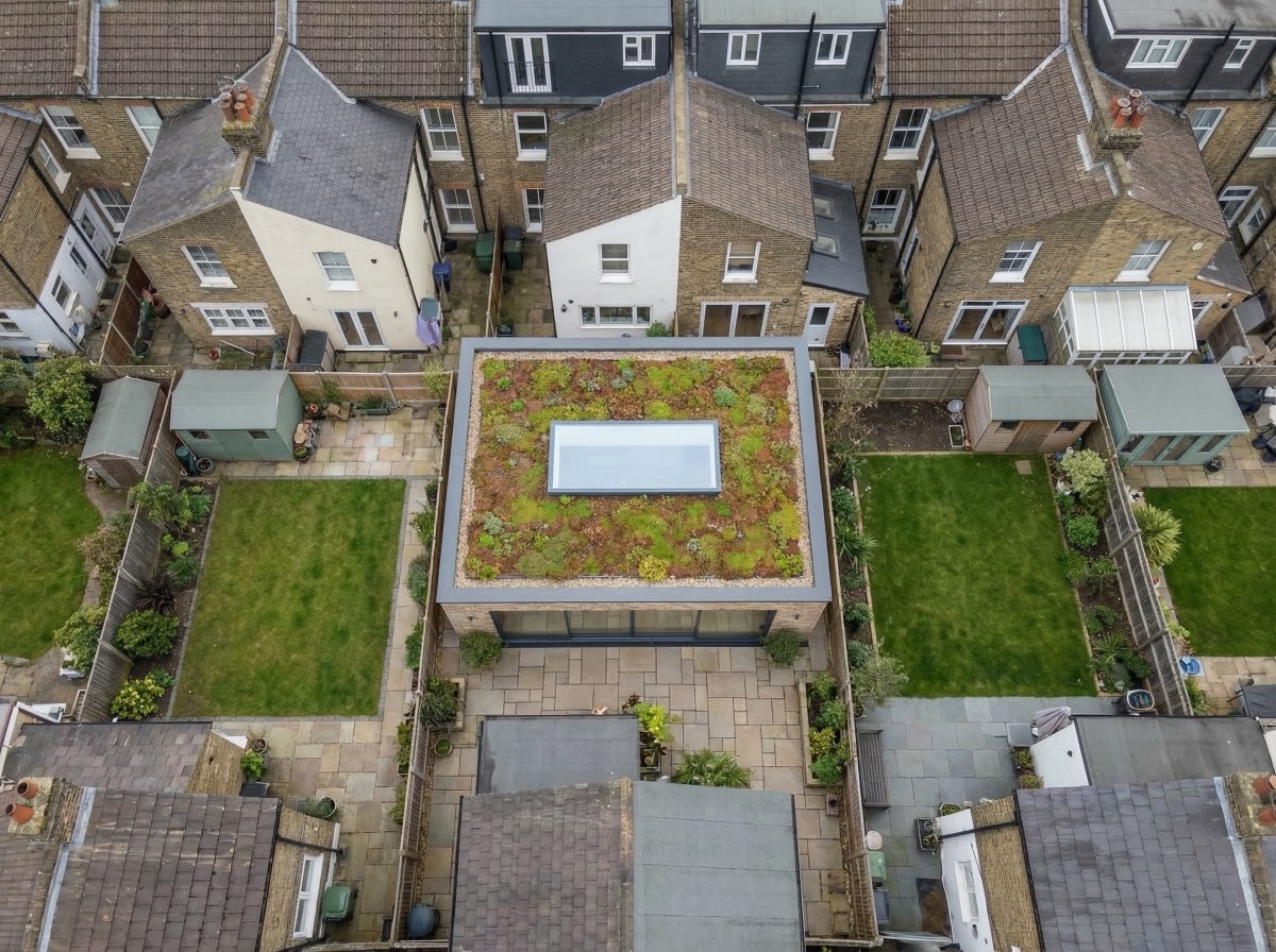 Completed house extension in Muswell Hill area