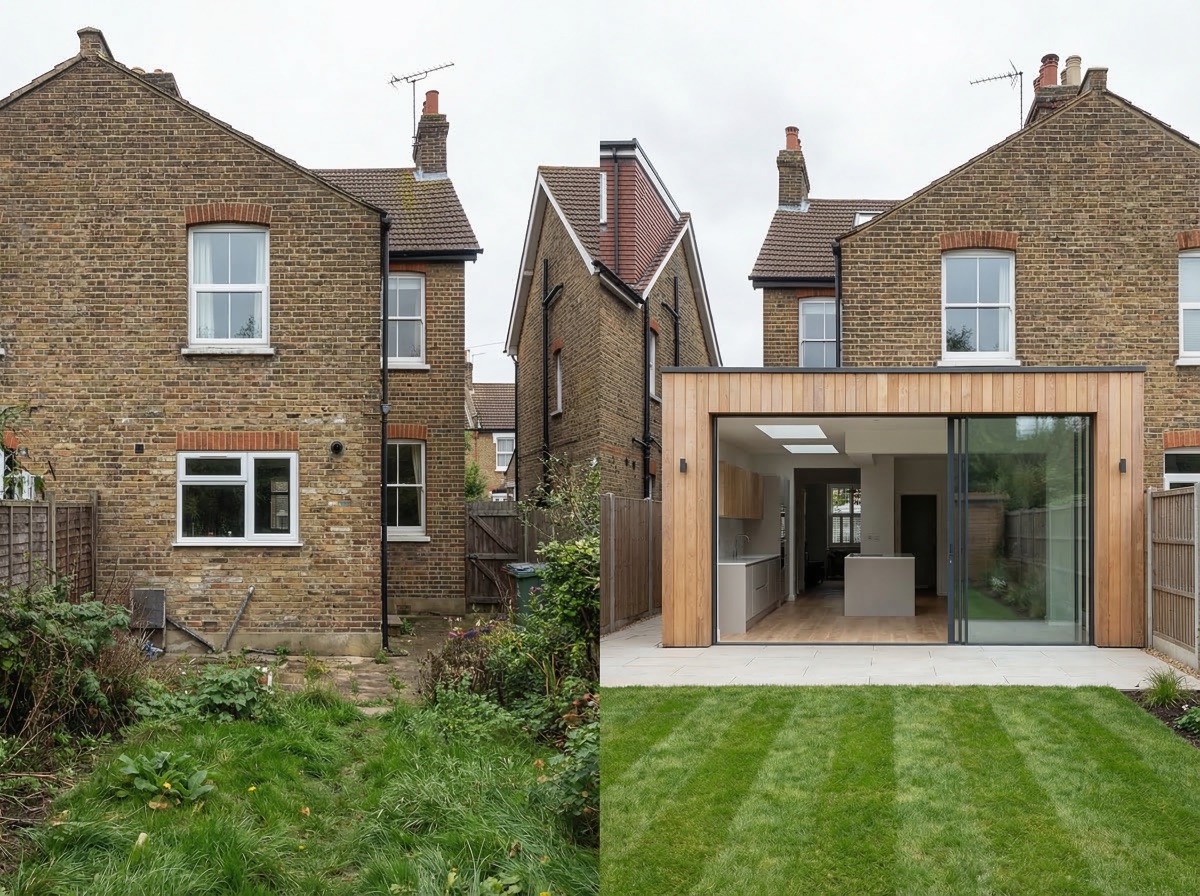House extension project near Cockfosters