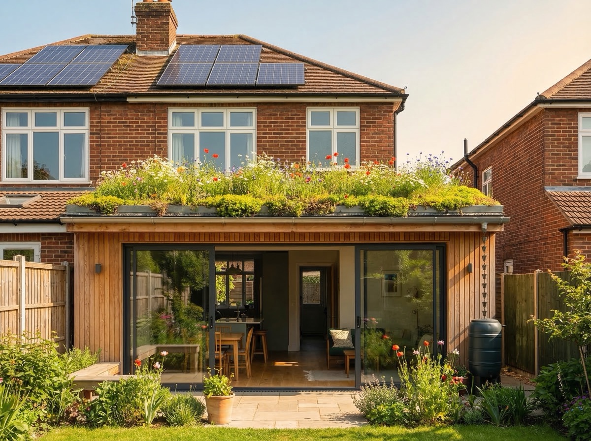 Completed house extension in Highgate area