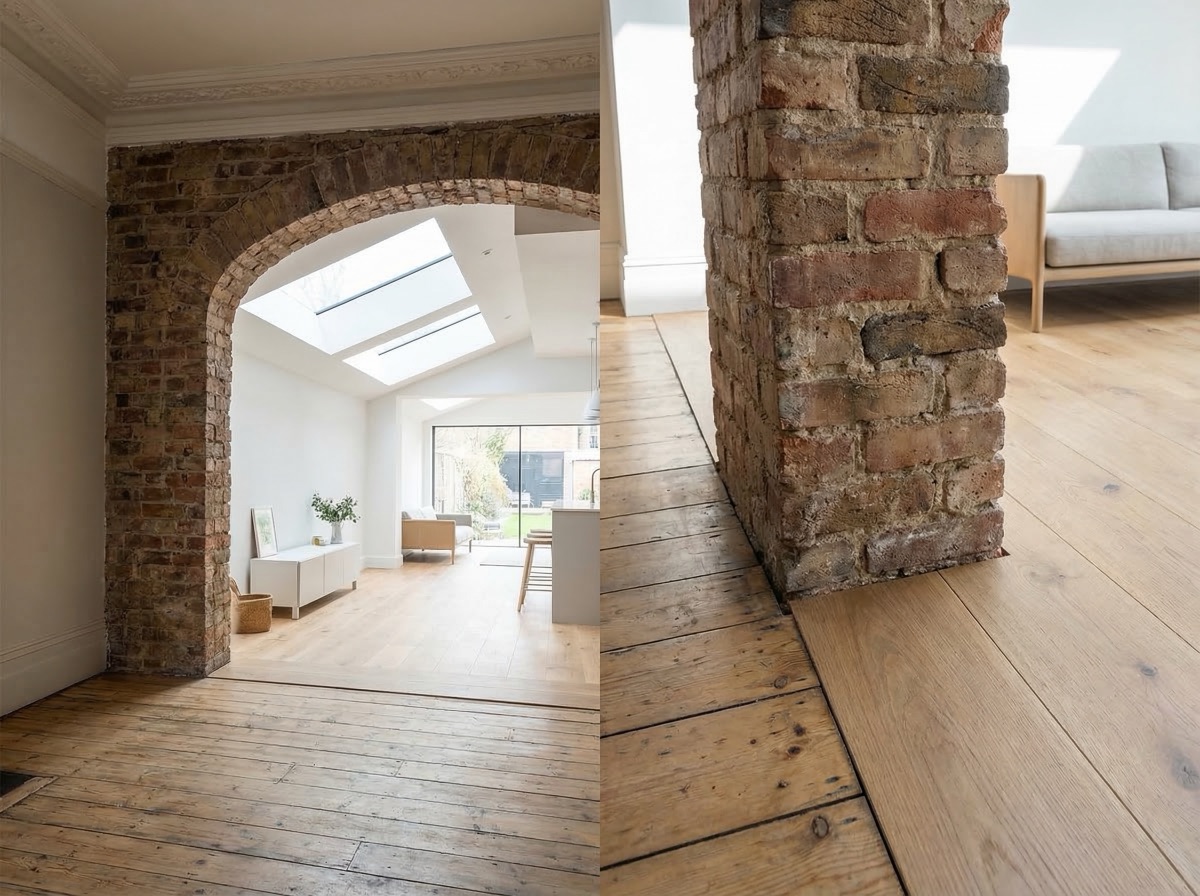 Completed house extension in Potters Bar area